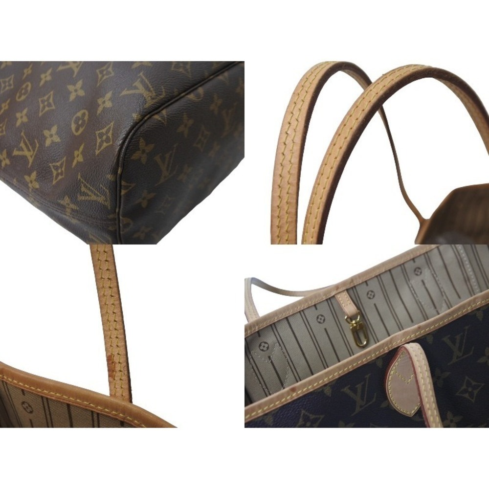 Louis Vuitton Neverfull Monogram Tote Brown Bag - Picture 7 of 8